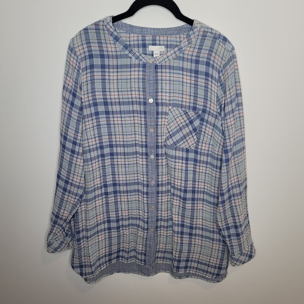 J. Jill Button Up Womens Large‎
